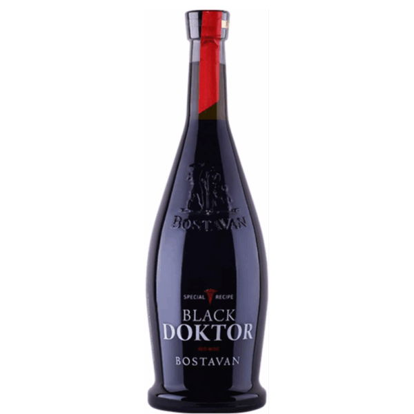 bottle of sweet red wine from moldova