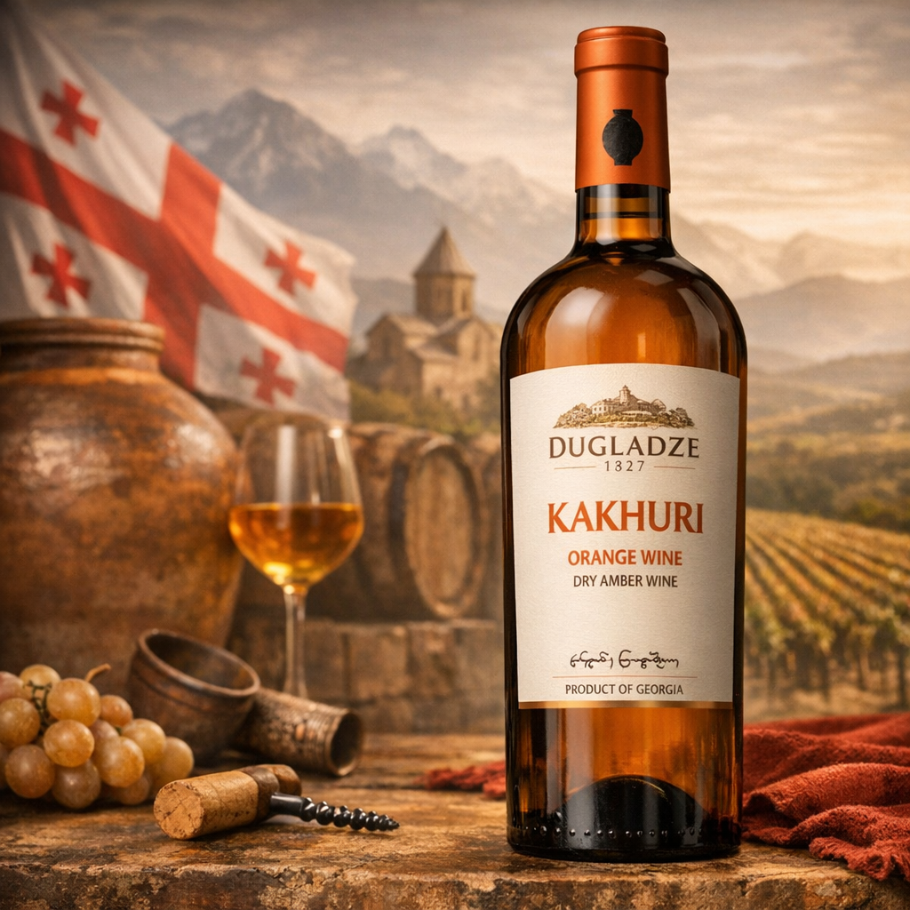 Georgian Wine bottle