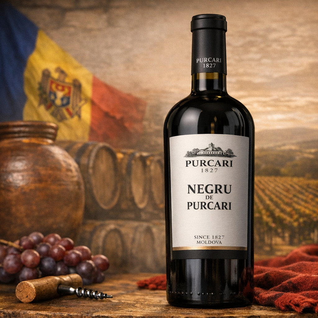 Moldovan wine bottle