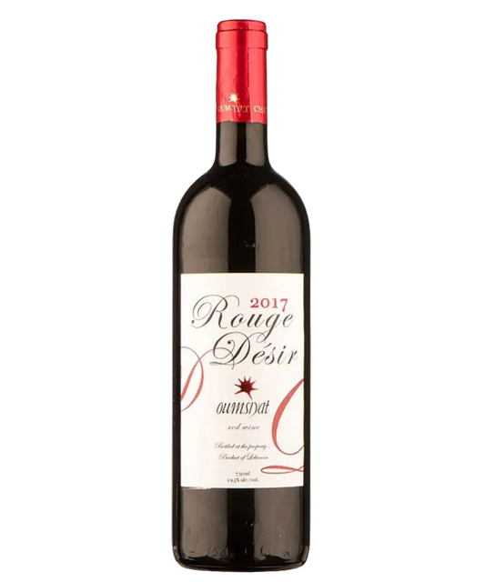 A bottle of lebanese red wine