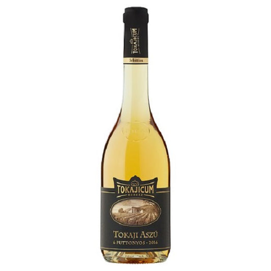 bottle of tokaji 6 puttonyos from hungary